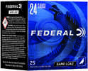 24 Gauge 2-1/2" Lead #8  11/16 oz 25 Rounds Federal Shotgun Ammunition