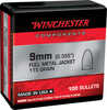Winchester Reloading 9mm .355 115 Gr Full Metal Jacket Flat Base (fmjfb) Bullets 100 Per Box