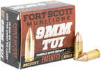 9mm Luger 115 Grain Copper 20 Rounds Fort Scott Munitions Ammunition