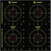 Triumph Systems Shot Seeker Reactive Target Self-Adhesive Four 4" Bullseye Black/Yellow 10 Pack