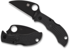 Spyderco Mbkwpbk Manbug 1.91" Folding Wharncliffe Plain Non-reflective Black Ticn Vg-10 Ss Blade/black Textured Frn Hand