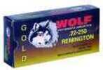 22-250 Rem 55 Grain Soft Point 20 Rounds Wolf Ammunition Remington