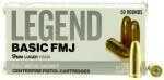 9mm Luger 115 Grain Full Metal Jacket 50 Rounds GBW Ammunition