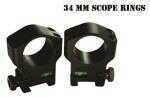 Accu-Tac 34MM Scope Rings Flat Black Model HSR-340