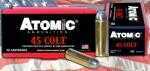 45 Colt 200 Grain Lead 50 Rounds Atomic Ammunition