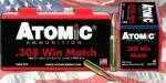 308 Win 168 Grain Hollow Point 50 Rounds Atomic Ammunition Winchester