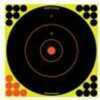 Birchwood Casey 34022 Shoot-N-C Self-Adhesive Paper 12" Bullseye Black/Red 12 Pack