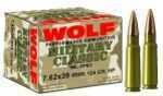 7.62X39mm 124 Grain Soft Point 1000 Rounds Wolf Ammunition