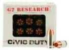 380 ACP 64 Grain Copper 20 Rounds G2 Research Ammunition
