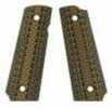 VZ 1911 Diamond Back Grip Panels Texture G10 Hyena Brown Md: DBHBXA