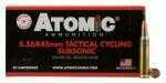 5.56mm Nato 112 Grain Soft Point 50 Rounds Atomic Ammunition