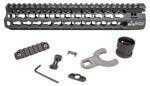 Bravo KMRA10556BK BCM AR-15 Alpha KeyMod Handguard Aluminum Black Hard Caot Anodized 10"