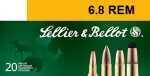 6.8mm SPC 110 Grain Ballistic Tip 20 Rounds Sellior & Bellot Ammunition
