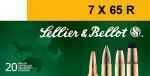 7X65R 173 Grain Soft Point 20 Rounds Sellior & Bellot Ammunition