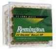 22 Long Rifle 36 Grain Hollow Point 100 Rounds Remington Ammunition