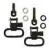 Grovtec US Inc GTSW23 Wood Screw Set For Rifle Slings 1" 1" Swivel Steel Black