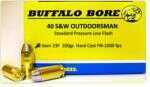 40 S&W 200 Grain Lead Rounds Buffalo Bore Ammunition