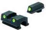 Meprolight 18801 Tru-Dot Night Sight Set Walther P99 Tritium Green Front/Rear Black