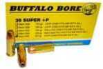 38 Super Automatic 147 Grain Hollow Point 20 Rounds Buffalo Bore Ammunition