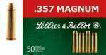 357 Mag 158 Grain Lead 50 Rounds Sellior & Bellot Ammunition 357 Magnum
