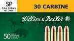 30 Carbine 110 Grain Soft Point 50 Rounds Sellior & Bellot Ammunition