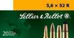 5.6X52R 70 Grain Full Metal Jacket 20 Rounds Sellior & Bellot Ammunition