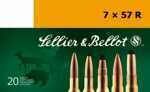 7x57R 173 Grain Soft Point 20 Rounds Sellior & Bellot Ammunition