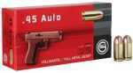 45 ACP 230 Grain Full Metal Jacket 50 Rounds Geco Ammunition