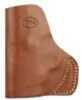 Hunter Company 2500-9 Pocket Size 9 Chestnut Tan Leather Fits S&W Bodyguard 380 W/Integral Laser Sight