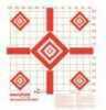 Champion Targets 47387 Redfield Hanging Paper 16" x 16" 5-Diamond Red/White 100 Pack