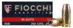 45 ACP 200 Grain Hollow Point 25 Rounds Fiocchi Ammunition