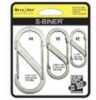 Nite Ize S-Biner Stainless Steel 3 Pack Black