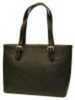 Concealed Carrie Leather Tote Smooth Black Finish