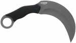 Schrade Knife Boneyard 5.2" Fixed Karambit Matte Ss/black