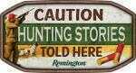 Open Road BRANDS EMB Tin Sign Remington Hunting STORIES Told