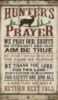 Open Road BRANDS Rustic Wood Sign HUNTER'S Prayer 8.5"X14"