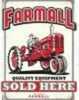 Open Road Brands Die Cut EMB Tin Sign FARMALL Md: 90154414