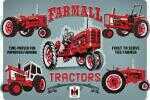 Open Road BRANDS Die Cut EMB Tin Sign FARMALL Maintenance