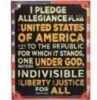 Open Road Brands Tin Sign The Pledge Of Allegiance 9.82"x12"