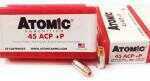 45 ACP 230 Grain Hollow Point 50 Rounds Atomic Ammunition