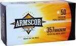 357 Mag 158 Grain Full Metal Jacket 50 Rounds Armscor Ammunition 357 Magnum