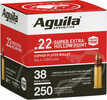22 Long Rifle 38 Grain Hollow Point 250 Rounds Aguila Ammunition 22 Long Rifle