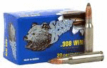 308 Win 140 Grain Soft Point 20 Rounds Silver Bear Ammunition 308 Winchester