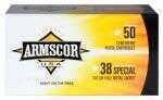 38 Special 158 Grain Full Metal Jacket 50 Rounds Armscor Ammunition