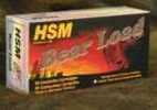 Link to Loaded with 15 Brinell Hard-Cast Gas-Checked lead bullets HSM’s ‘Bear Load’ ammunition is for those situations where you want the maximum penetration to stop game NOW! - Cartridge: 45 Colt - Description: 325 gr WFN Gas Check - Velocity: 1155 - Energy: 963 - Barrel: 7.5