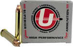 Link to This ammunition is new production non-corrosive in boxer primed reloadable brass cases.</p><ul>	<li>This ammo is for cartridge size .45-70 Government +P.</li>	<li>The bullet is made from Copper.</li>	<li>The diameter (caliber) of this bullet is 0.458.</li>	<li>This bullet weighs 325 grains.</li>	<li>This bullet leaves the barrel at 2275 feet per second.</li>	<li>The ammo case is made from Nickel Plated Brass.</li>	<li>This ammo is a proven round for hunting.</li>	<li>The bullet in this product d