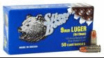 9mm Luger 145 Grain Hollow Point 50 Rounds Silver Bear Ammunition