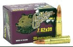 7.62X39mm 123 Grain Hollow Point 500 Rounds BEAR Ammunition