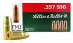 357 Sig 140 Grain Full Metal Jacket 50 Rounds Sellior & Bellot Ammunition