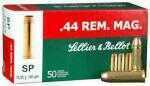 44 Rem Mag 240 Grain Soft Point 50 Rounds Sellior & Bellot Ammunition Magnum